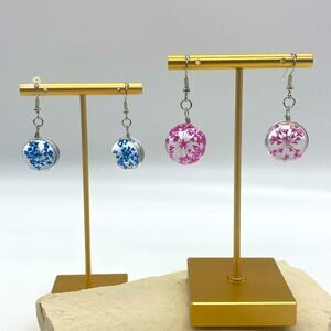 ✨ 🆕 ✨ Boho Dried Flower Dangle Hook Earrings✨